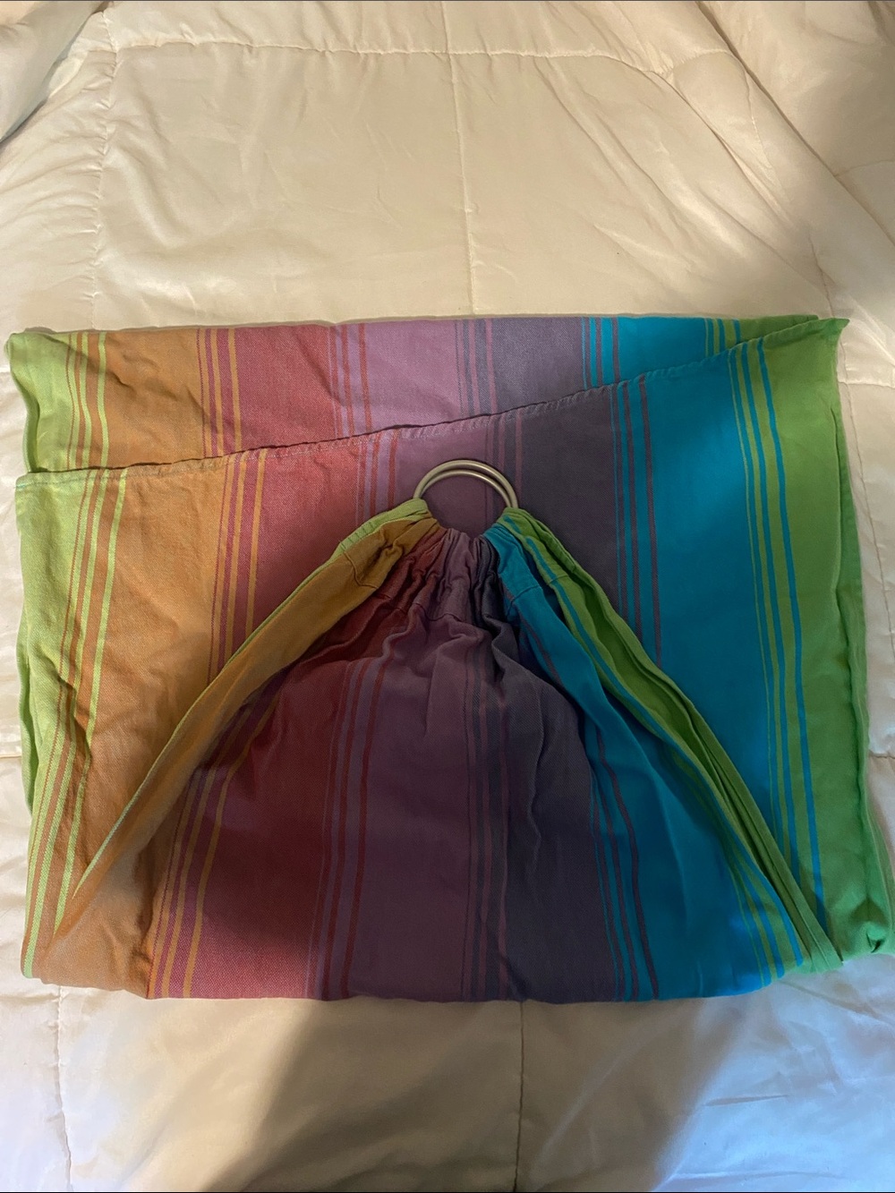 Colorful Rainbow Striped Carrier